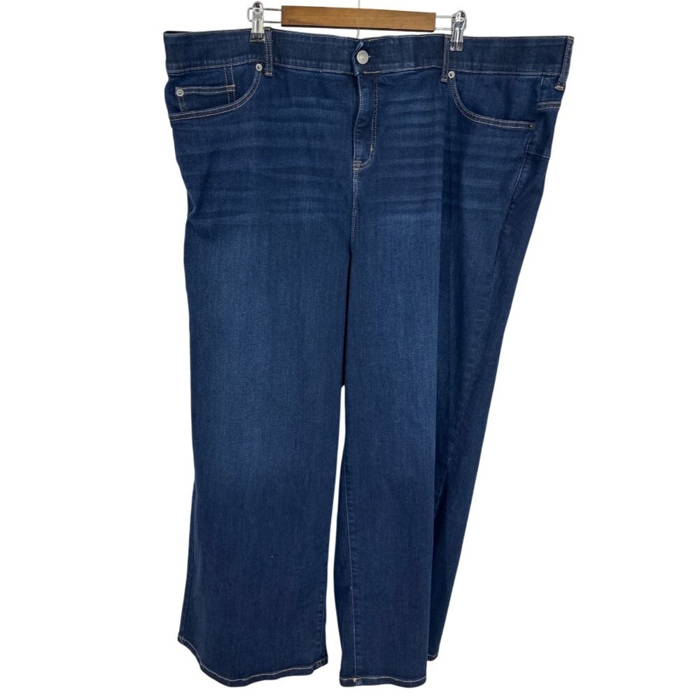 Torrid Bombshell Wide Leg Super Soft Denim High-Rise Stretch Jeans Size 28S